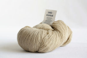 Homemade sheep's wool for knitting