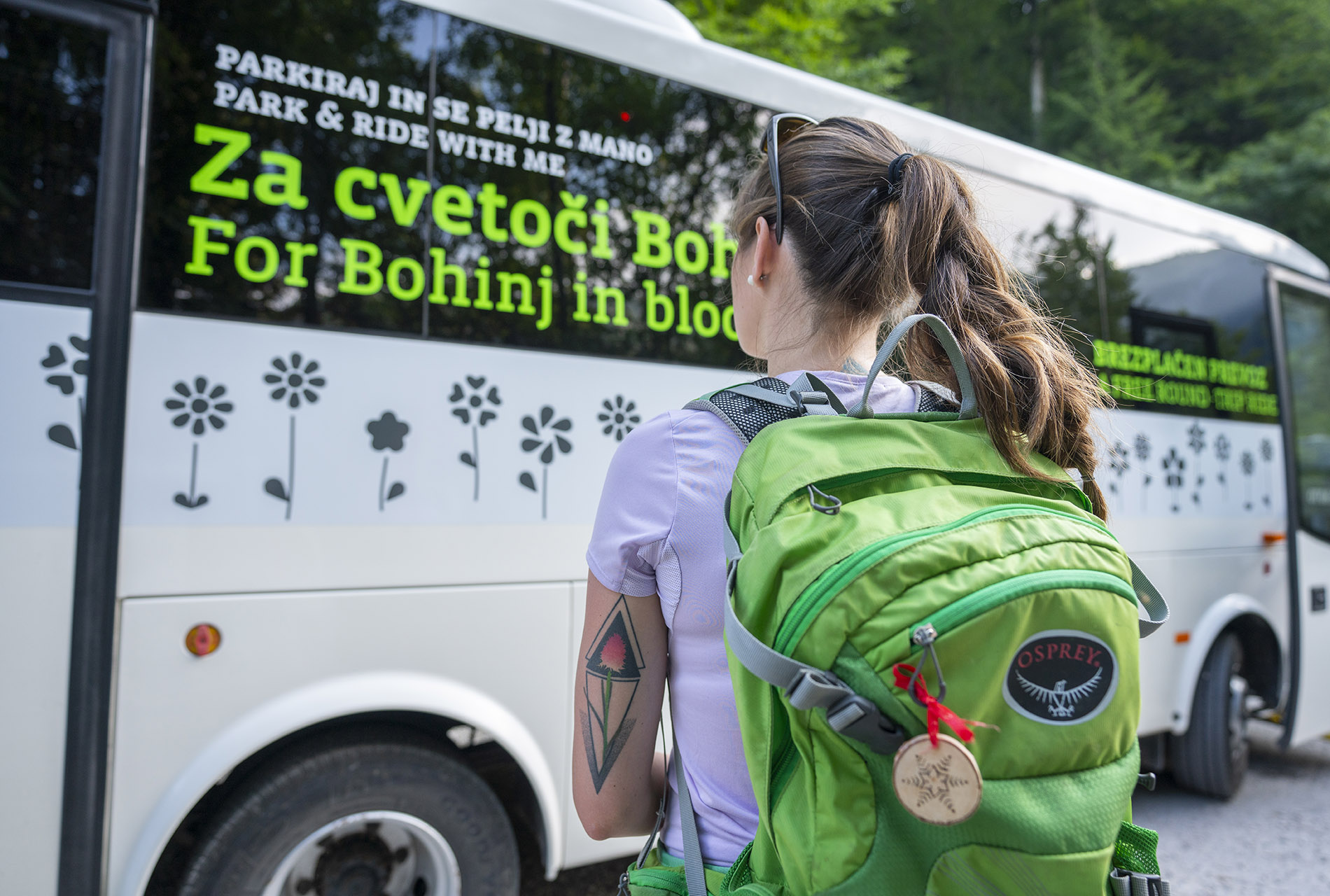 Za cvetoči Bohinj - mehka mobilnost; foto: Mojca Odar